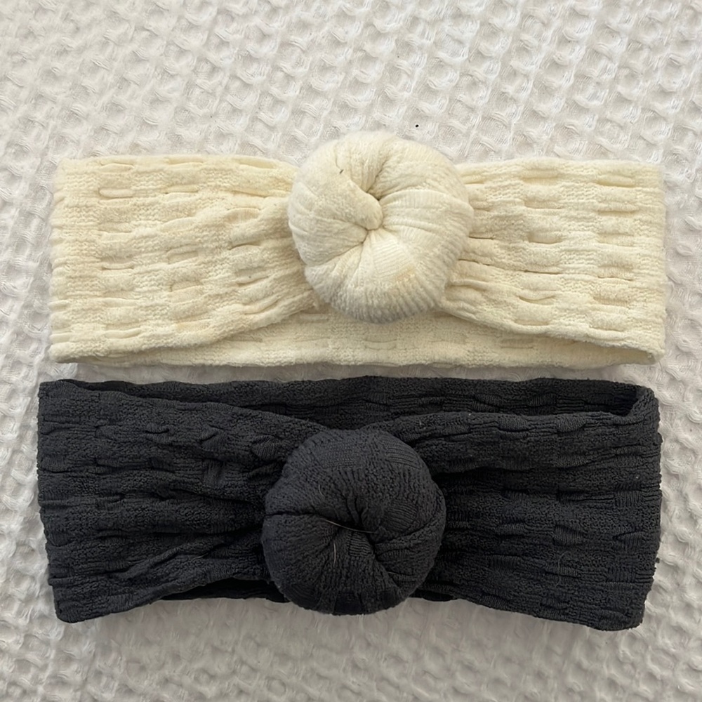 Set of 2 Baby Bling Knot Bows